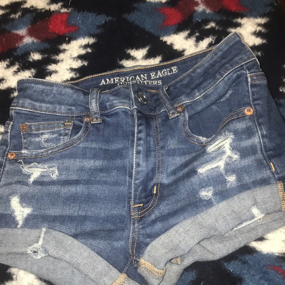 american eagle jean shorts (super stretch)